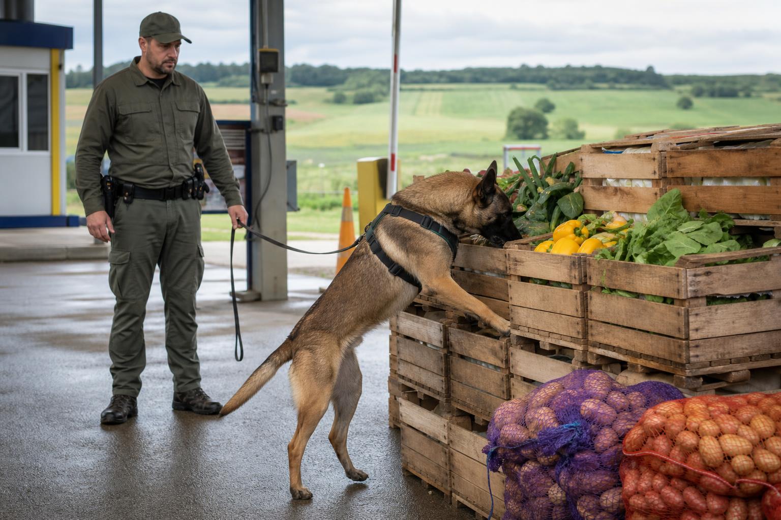 Agricultural Detection Dogs Protecting Borders