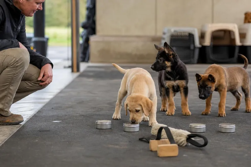 How Puppies Are Selected for Detection Programs How Puppies Are Selected for Detection Programs