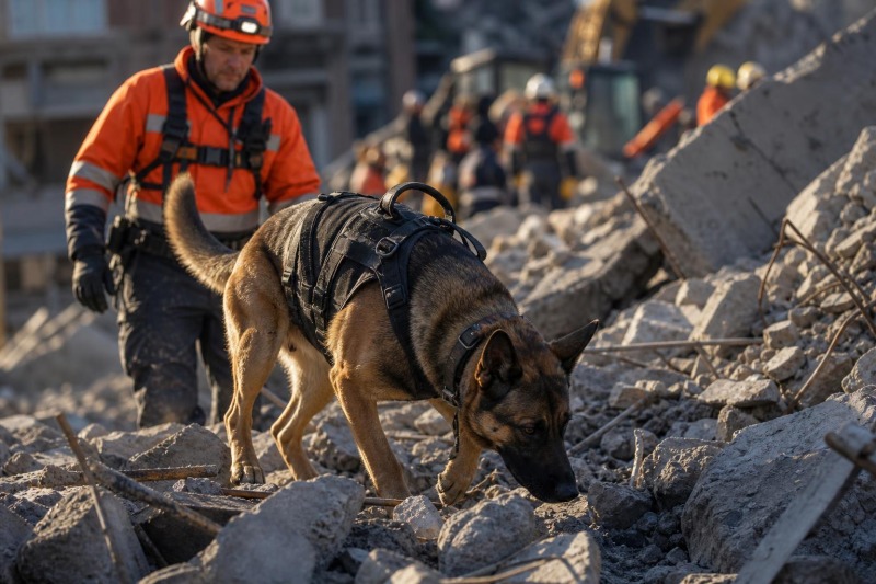 How SAR Dogs Work in Urban Environments