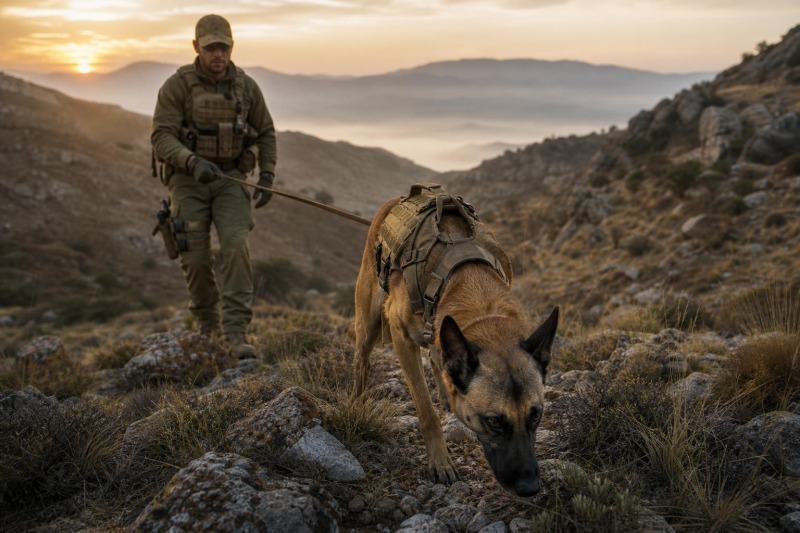 Military Tracking Dogs in Warfare
