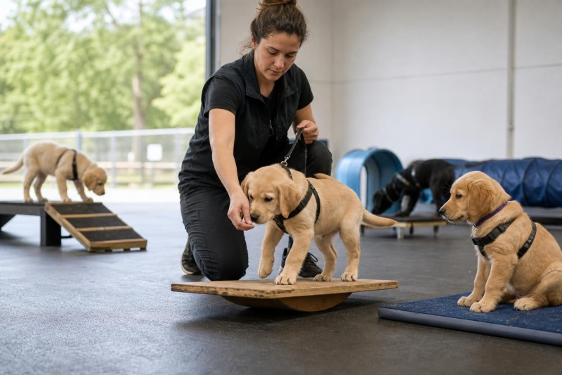 How Puppies Are Raised for Service Work
