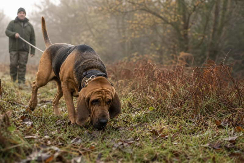 Bloodhounds as Tracking Specialists