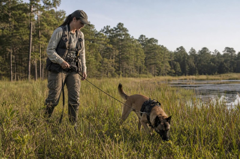 Conservation Detection Dog Handlers
